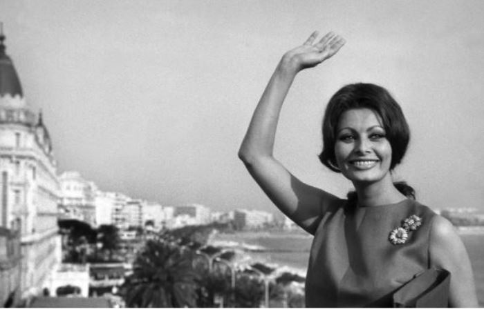 Софи Лорен на Каннском фестивале 1966 года