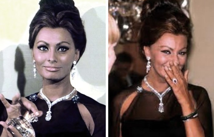 Софи Лорен получает ключ от Нью-Йорка