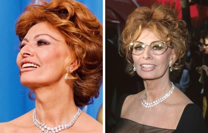 Софи Лорен на церемонии вручения премии Оскар