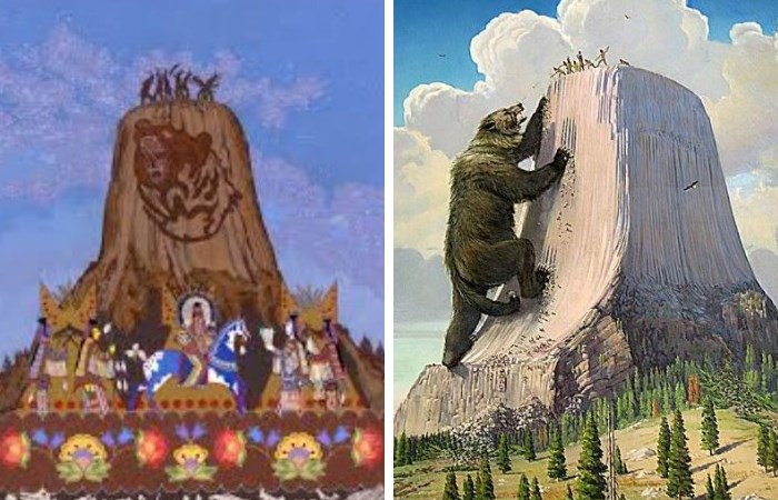 Во всех легендах о Башне Дьявола присутствует медведь Во всех легендах о Башне Дьявола присутствует медведь