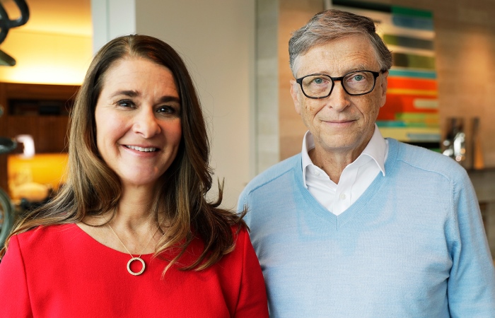 Билл Гейтс и его бывшая жена и мать его детей Мелинда Билл Гейтс и его бывшая жена и мать его детей Мелинда