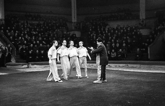 Братья Запашные на арене цирка