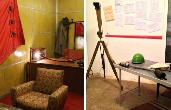 Внутри бункера-музея Внутри бункера-музея