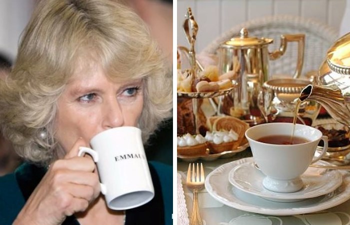 Во время чаепития королевские особы следуют протоколу