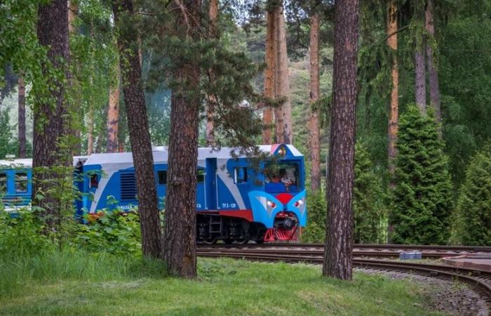 Современная детская железная дорога в Кратово