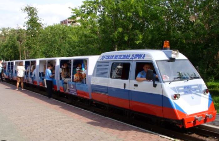 Красноярская детская железная дорога - самая старая в стране, открытая в 1936 году