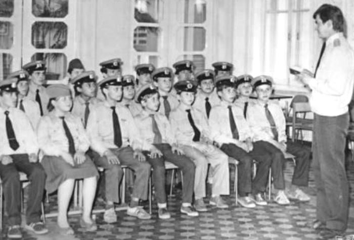 Обучение юных железнодорожников