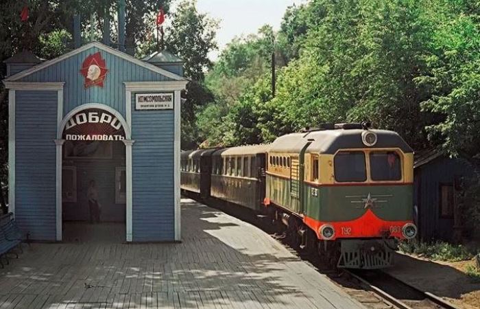 Детская железная дорога в Оренбурге