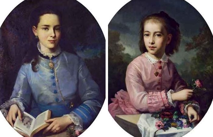 Дочери князя Юсупова Зинаида и Татьяна