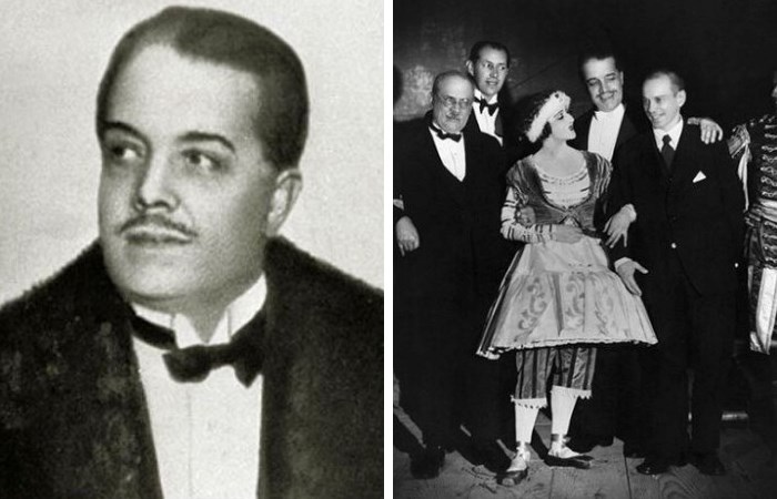 Сергей Дягилев и артисты его труппы