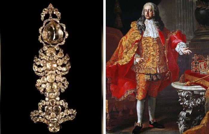 Когда Франциск Стефан был коронован императором Священной Римской империи в 1745 году, в его короне красовался бриллиант