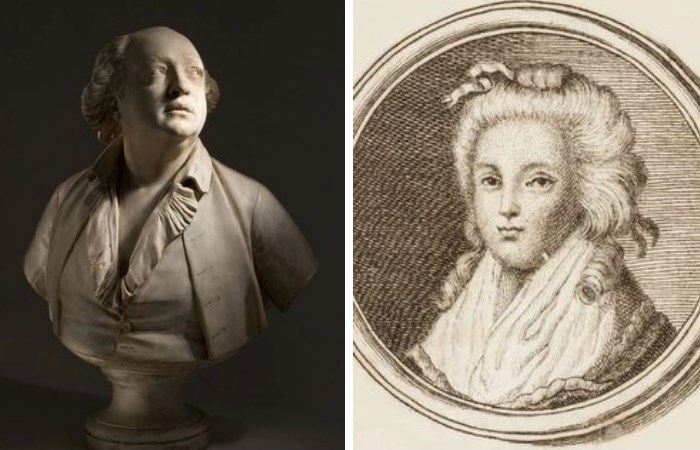 Бюст графа Калиостро и портрет Лоренцы Феличиане