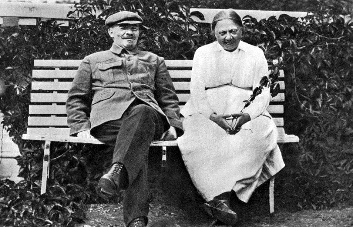 Ленин и Крупская в Горках