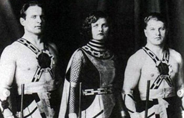 Основатель династии Михаил Запашный, его жена Лидия и друг Георгий Мельченко