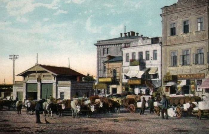 Одесса, Таможная площадь в XIX веке Одесса, Таможная площадь в XIX веке