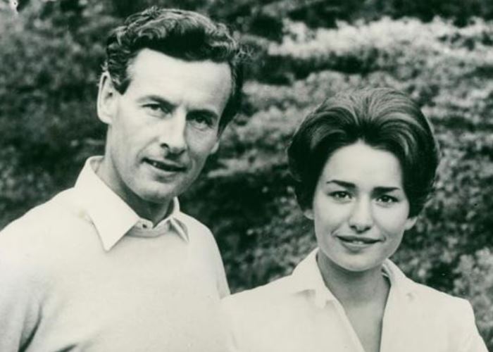 Питер Таунсенд и его жена Мари Люс Жамань