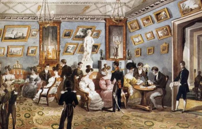 Литературный салон середины XIX века Литературный салон середины XIX века