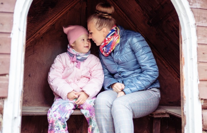 Светлана Феодулова с дочерью Соней