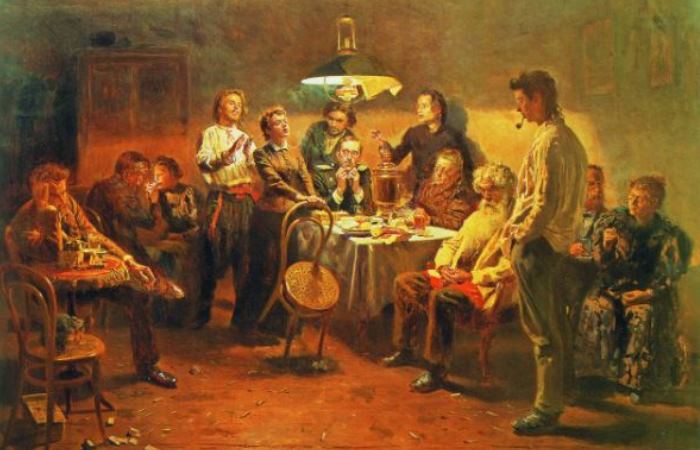 Встреча народовольцев на конспиративной квартире