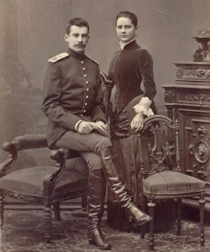 Дочь князя Николая Зинаида Юсупова с мужем