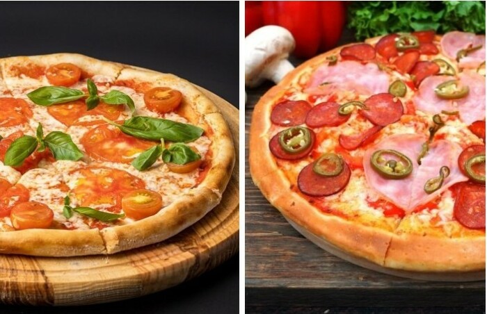 Пицца Маргарита и Дьябло - итальянские традиционные.