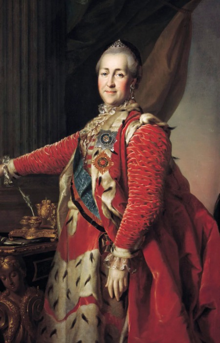 Екатерина 2 в красном платье. Екатерина 2 в красном платье.