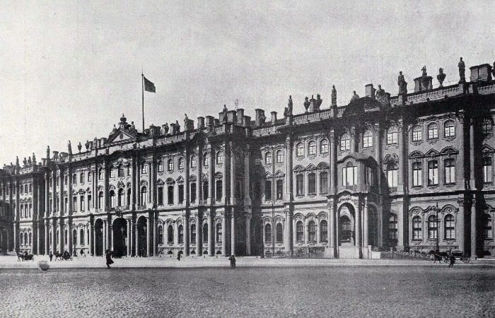 Зимний дворец в 19 веке. Зимний дворец в 19 веке.