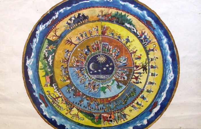 Щит Ахилла с рисунком танца хоровод. / Фото: br.pinterest.com