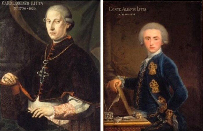 Братья Литта: Лоренцо и Джулио. Братья Литта: Лоренцо и Джулио.