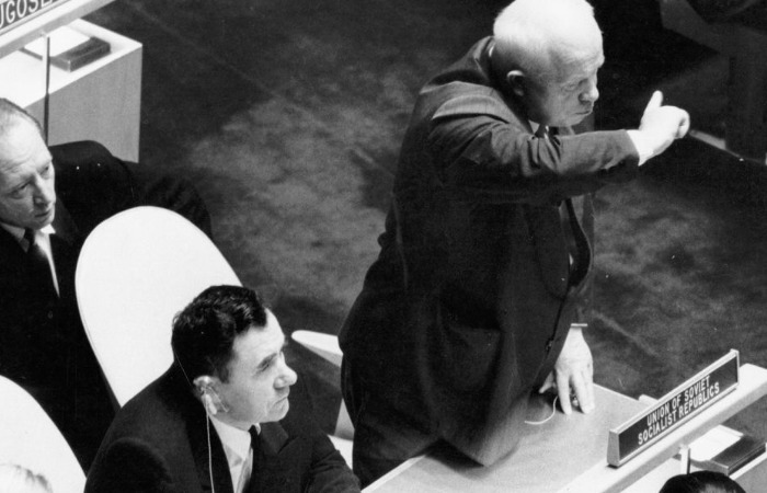 Выступление Никиты Хрущева.