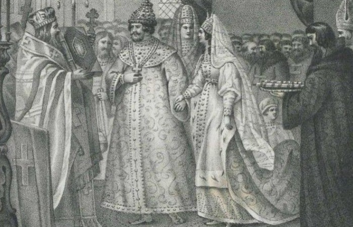 Венчание Иоанна 3 с Софьей Палеолог. Венчание Иоанна 3 с Софьей Палеолог.