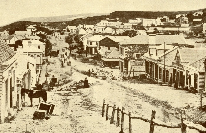 Окленд в 19 веке, построенный, чтобы стать центром новой колонии. Окленд в 19 веке, построенный, чтобы стать центром новой колонии.