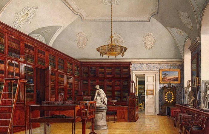 Старинная домашняя библиотека. Старинная домашняя библиотека.