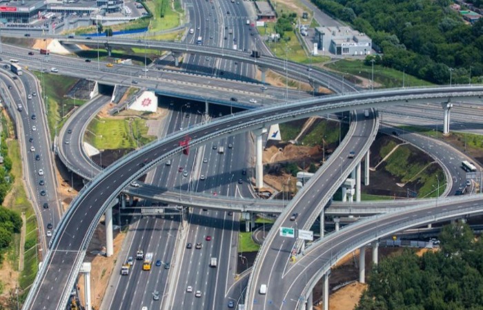 Автобан в Москве. Автобан в Москве.