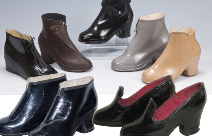 Галоши усовершенствовали под туфли и ботинки.