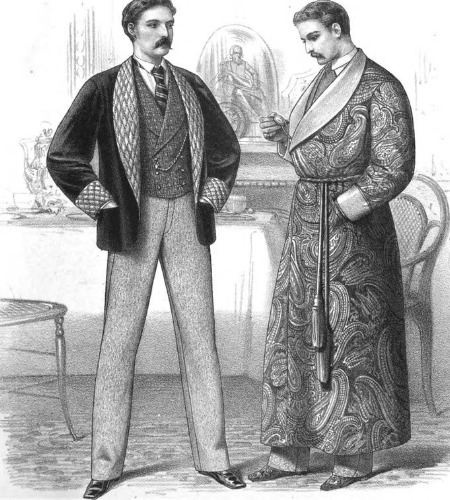 Халат в гардеробе аристократов. Халат в гардеробе аристократов.