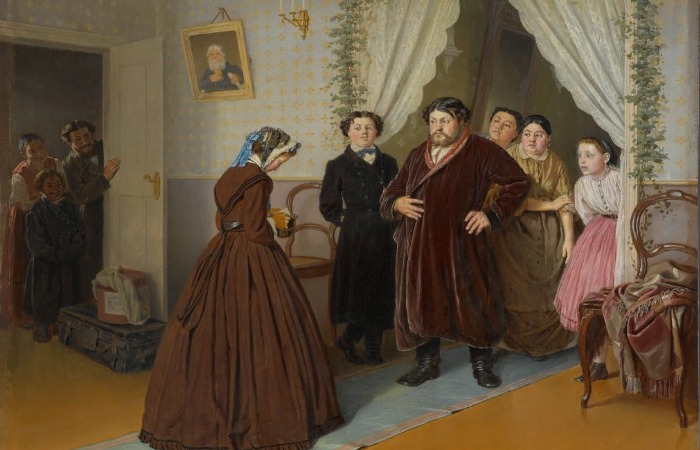 Барин в халате. Барин в халате.