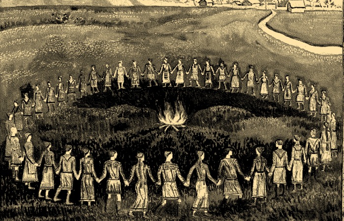 Хоровод использовался в качестве развлечений и для обрядов. / Фото: playbookpro.ru