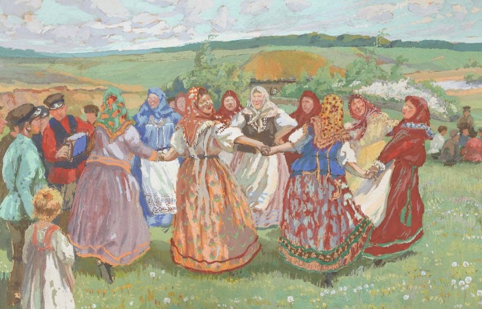 Хоровод - это круг, означающий Вселенную, Мироздание. / Фото: welemudr.mirtesen.ru