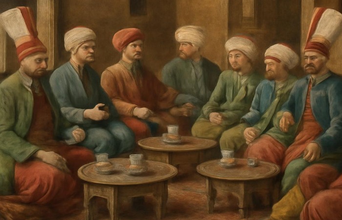 Султаны невзлюбили кофейни, считая им местом порока и смуты. Султаны невзлюбили кофейни, считая им местом порока и смуты.