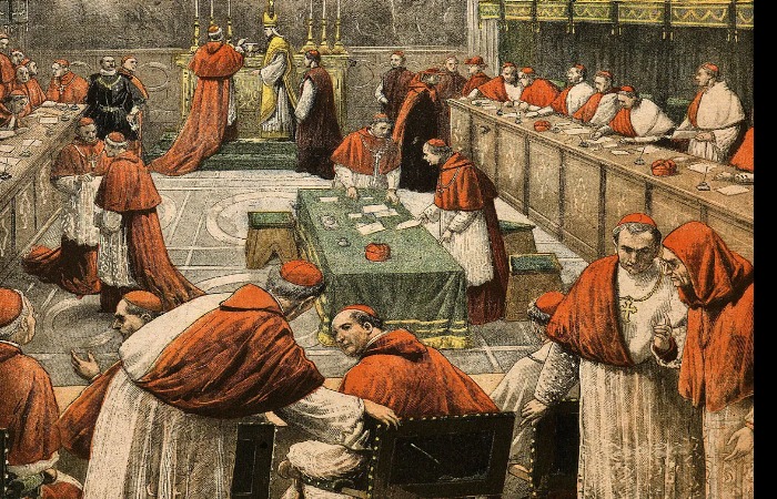 Выборы папы в Средневековье.