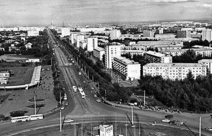 Красноярск в 60-е годы. 