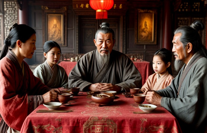 У детей были правила поведения в присутствии старших. У детей были правила поведения в присутствии старших.