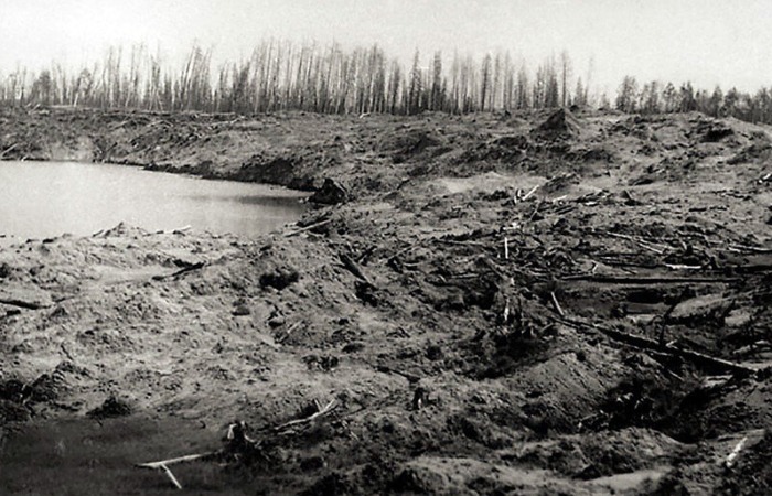 Ядерное озеро в Пермском крае.