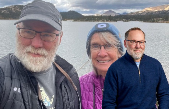 Фред Рамсделл с женой. Фред Рамсделл с женой.