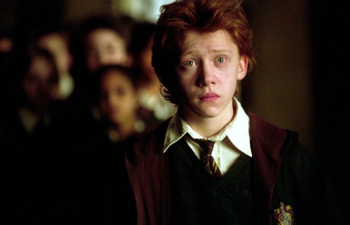 Руперт Гринт в роли Рони Уизли.