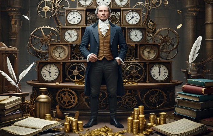 Схема получения быстрой прибыли Джона Ло. Схема получения быстрой прибыли Джона Ло.