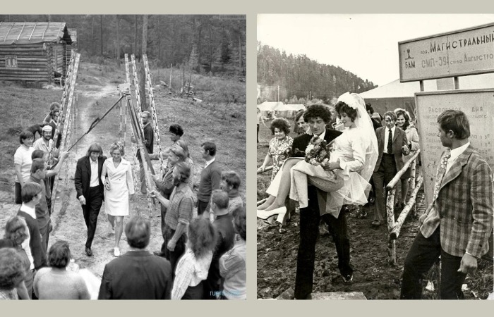 Молодежные свадьбы на стройках. Молодежные свадьбы на стройках.