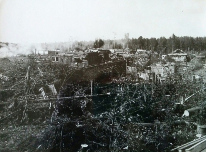 Дачные дома уносило целиком.