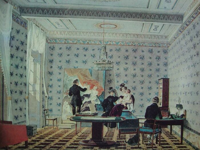 В кабинете Орлова-Давыдова. В кабинете Орлова-Давыдова.